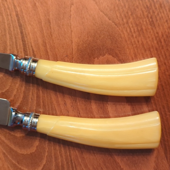 Vintage Washington Forge stainless carving set with Bakelite handles - Picture 2 of 5